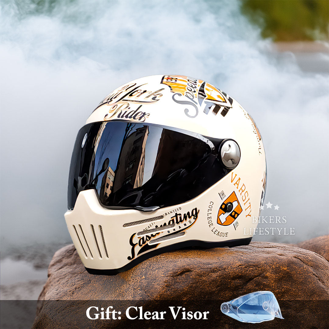 Motorcykelhjelm Full Face Grand Tour