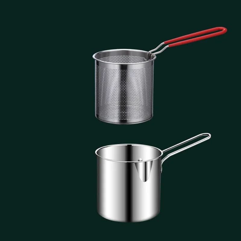 Multifunktionel Frituregryde i Rustfrit Stål