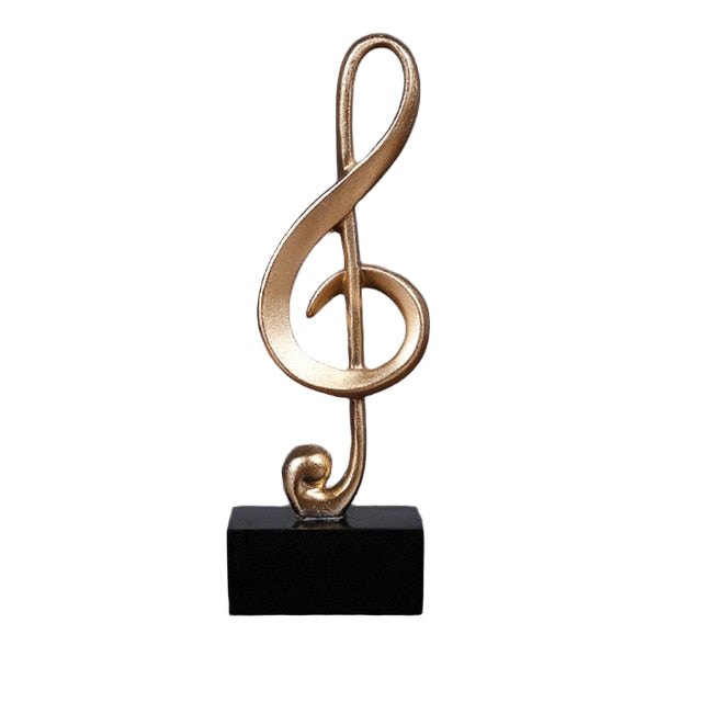 Musikalsk Dekorationsfigur i Guld