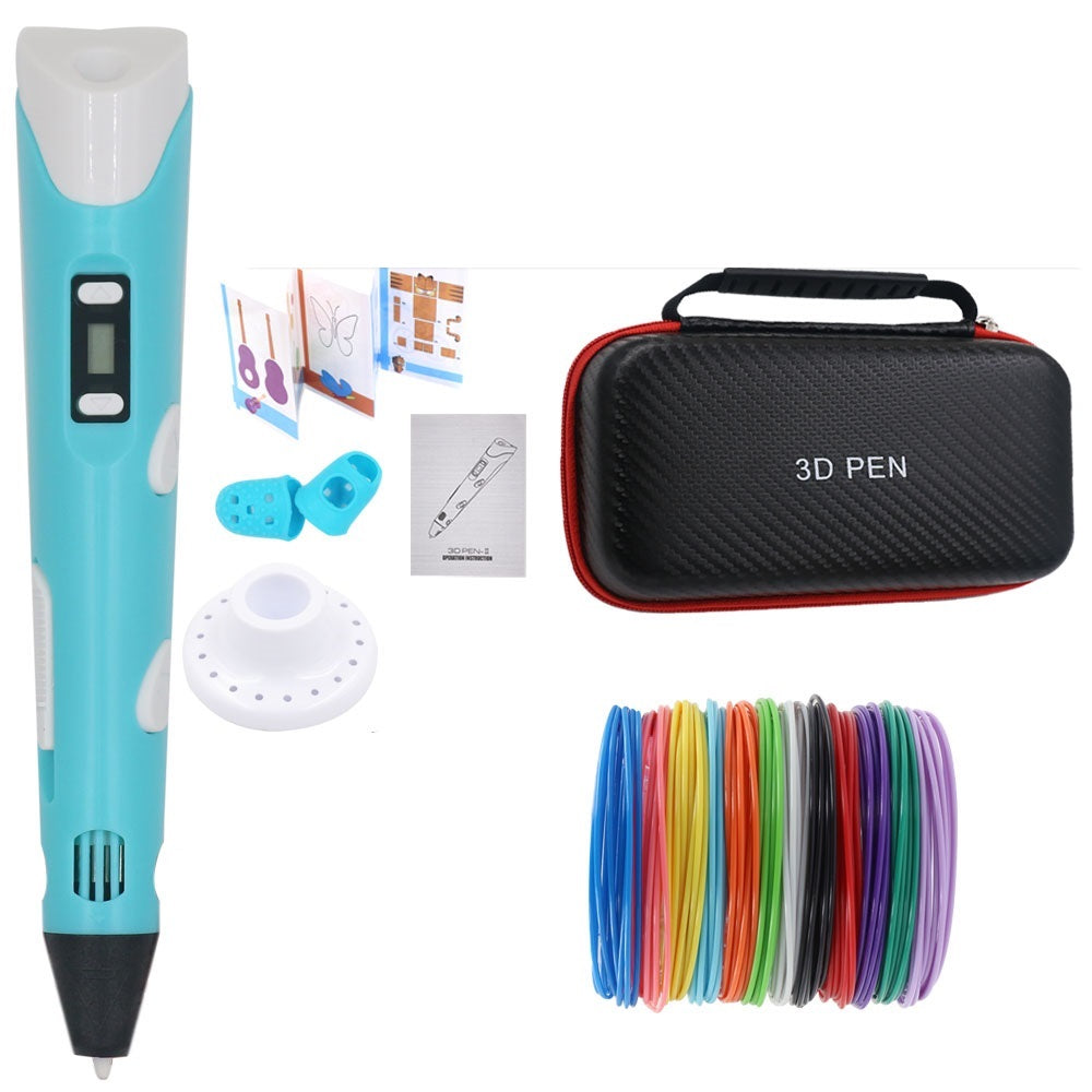 3D-Printpen DIY-tegnerpen med 200M PLA-filament, gave til børn