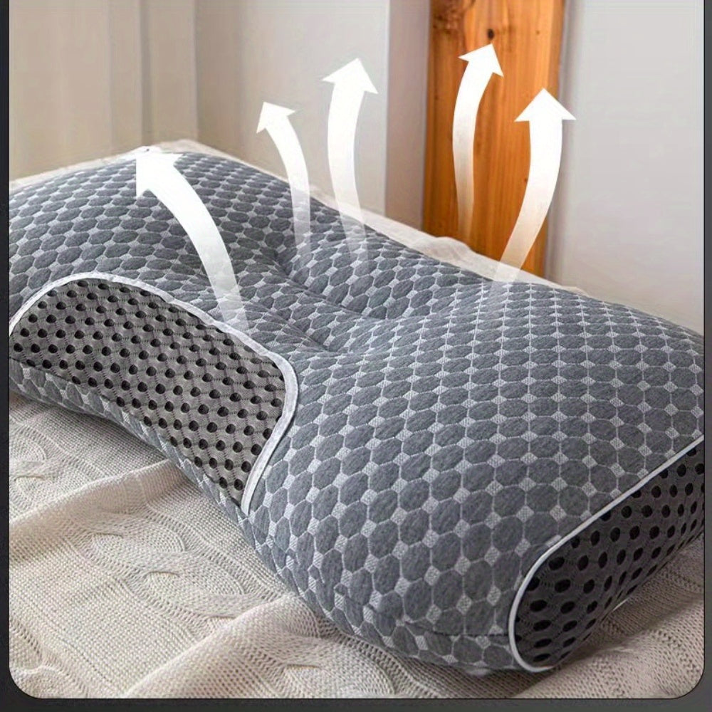 Nakkepude til Ryg- og Mavesovende med Ergonomisk Design