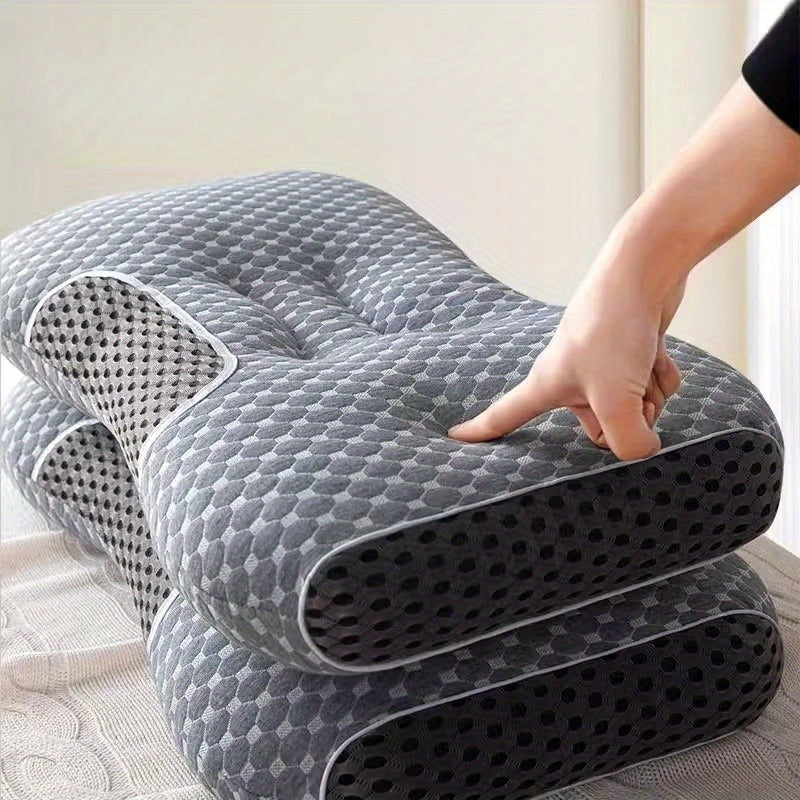 Nakkepude til Ryg- og Mavesovende med Ergonomisk Design