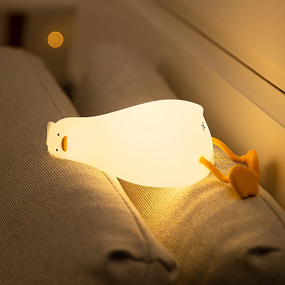 Nattlampe Andedesign Med Justerbare Lysindstillinger