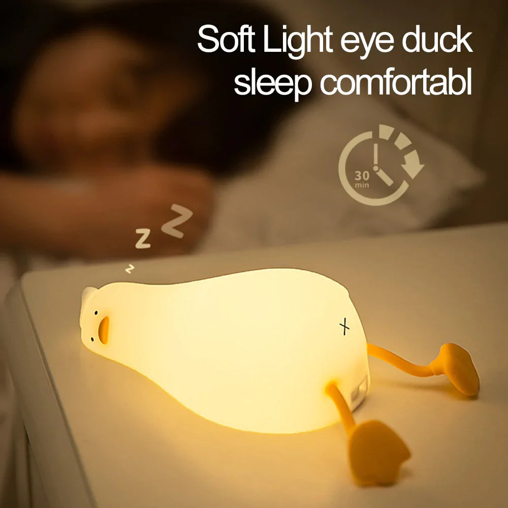 Nattlampe Andedesign Med Justerbare Lysindstillinger