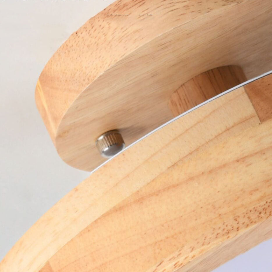 Nordic Log Rund Loftslampe Moderne