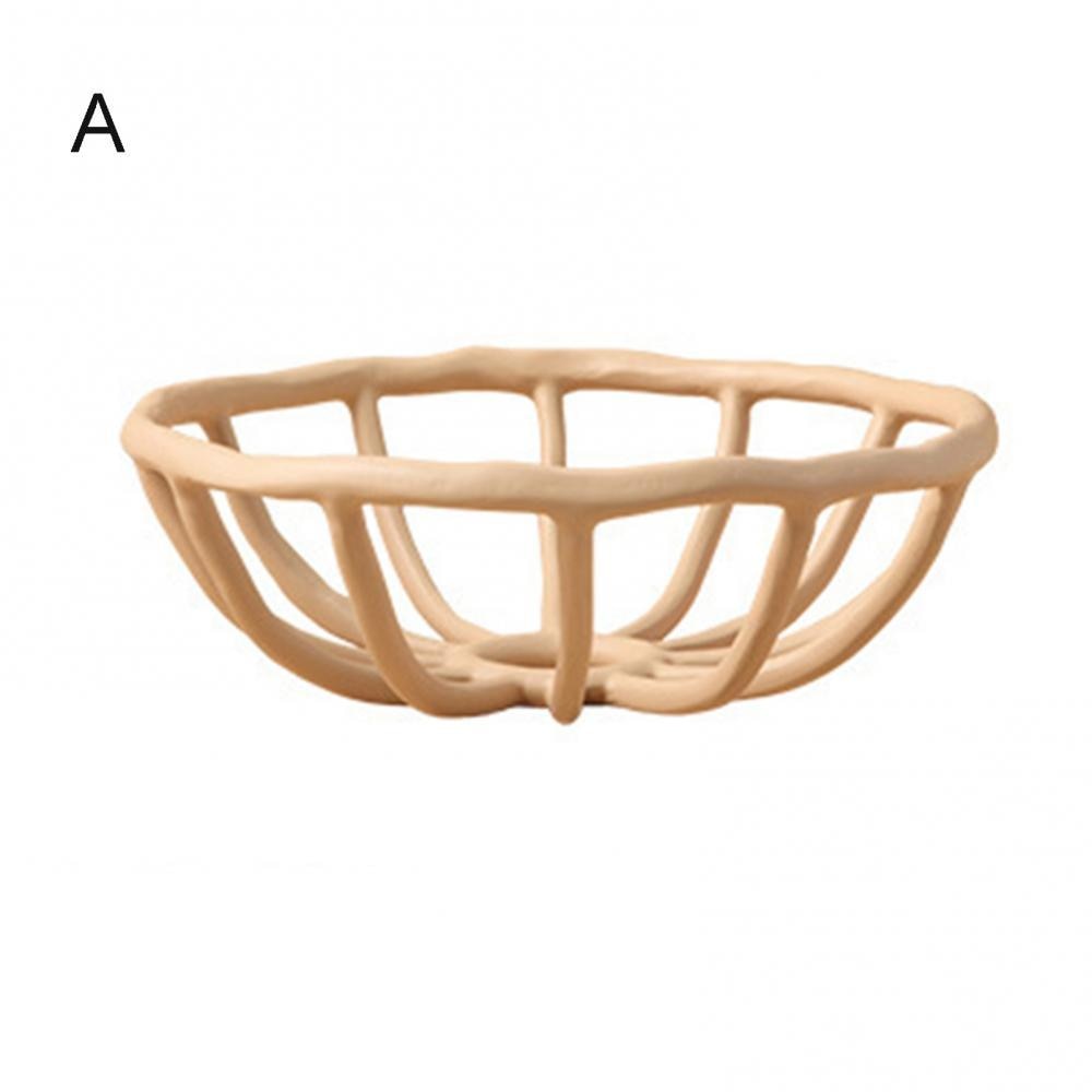 Nordic Resin Frugtskål Dekorativ