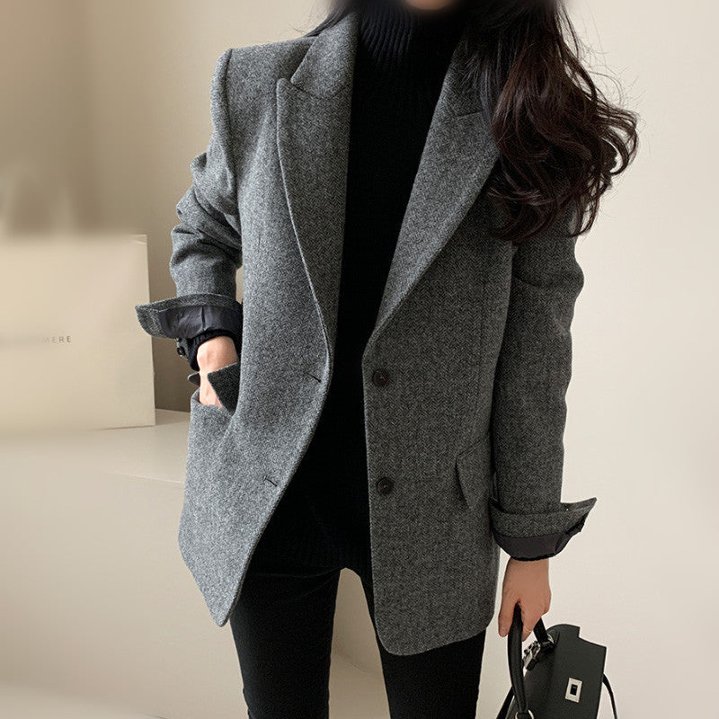 Kennedi Kvinders Jakke – Klassisk Elegant og Alsidig Blazer til Casual & Formelle Outfits