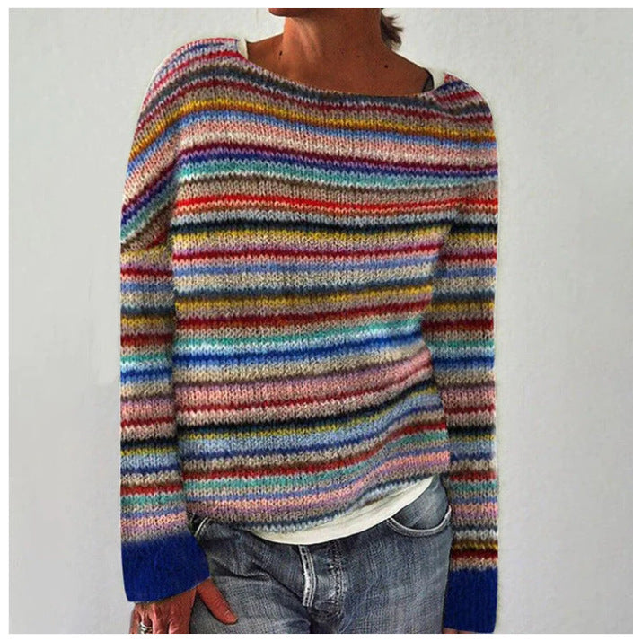 Oviya Pullover til Kvinder – Casual Snit med Lange Ærmer til Kølige Dage & Hverdagsstil