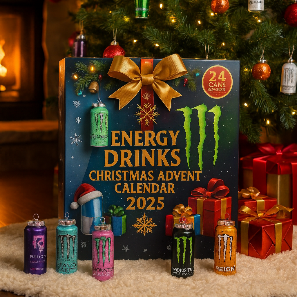 Energidrycksadventskalender 2026 – 24 dagar fulla av överraskningar
