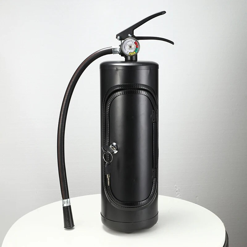 Original Flaskeholder i Ildslukker Design