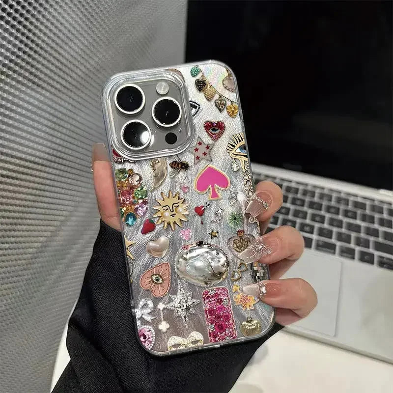 Phone Case 11, 12, 13, 14, 15, 16, og Air 17 med Personlighed og Malet Design til iPhone