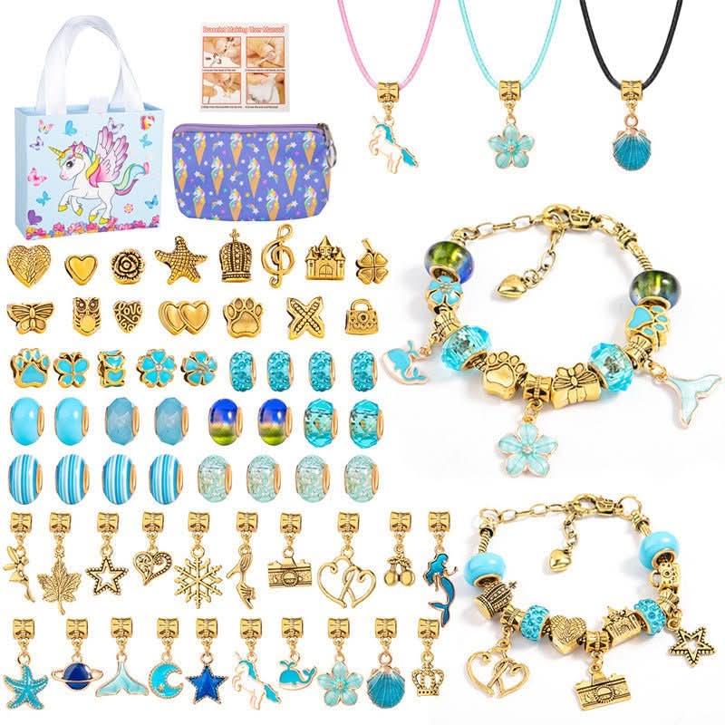Pige Armbåndssæt med Funklende Charms