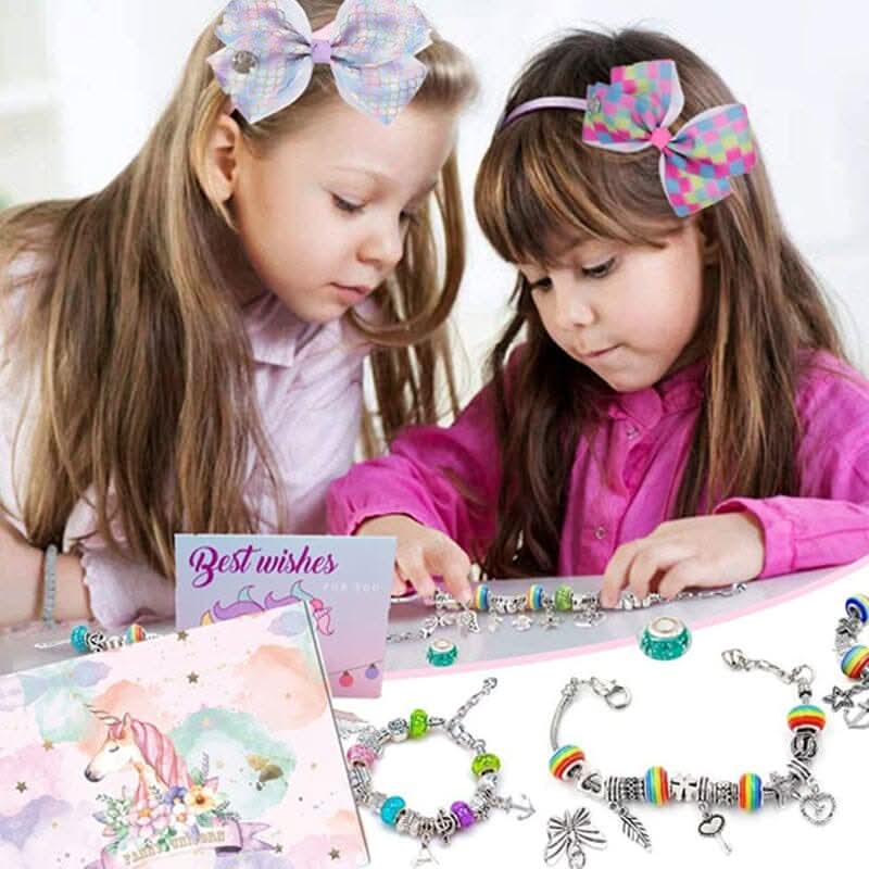 Pige Armbåndssæt med Funklende Charms