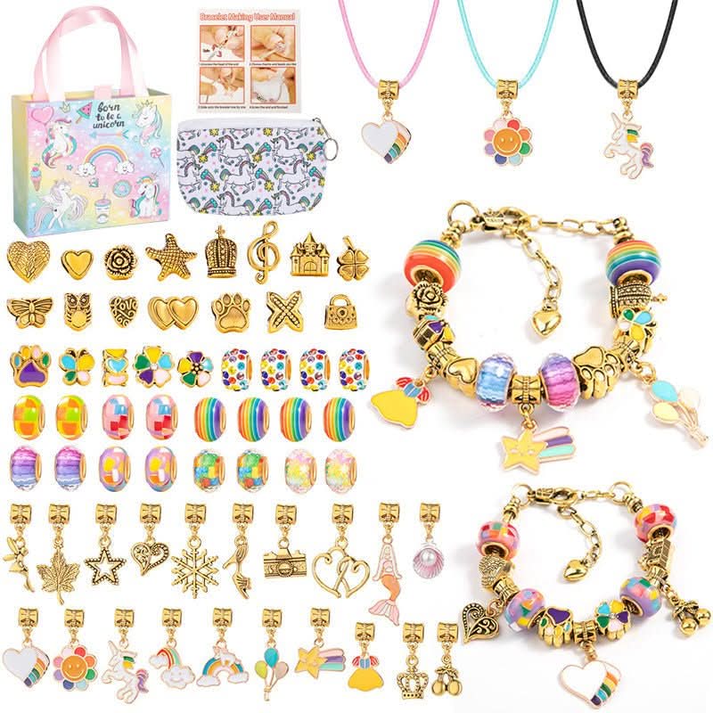 Pige Armbåndssæt med Funklende Charms