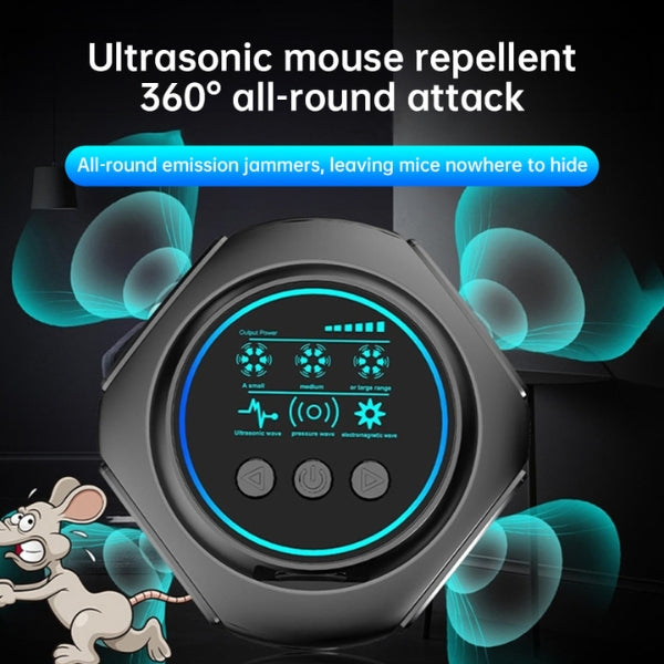 Plug-in Ultrasonic Rodent Repeller for Indoor and Outdoor Use
