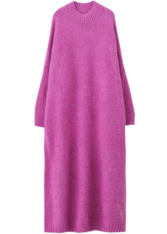 Plus Size O-hals Sweater til Efterårsvejr