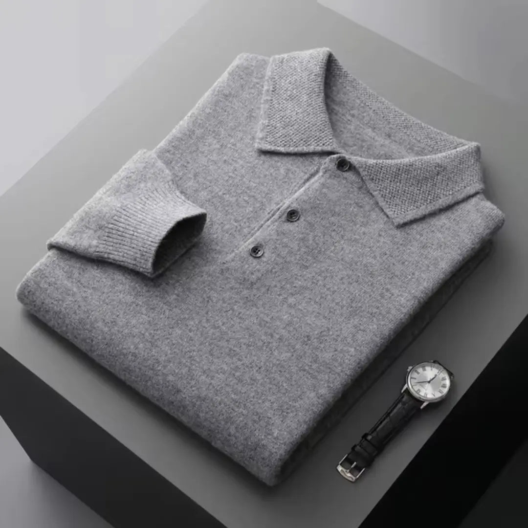 Polo Shirt Til Mænd Klassisk Rund Hals Premium Materiale