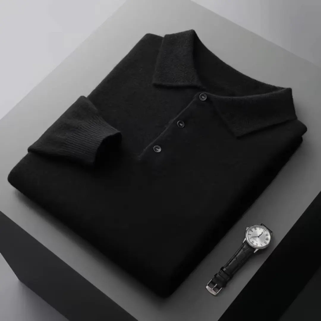 Polo Shirt Til Mænd Klassisk Rund Hals Premium Materiale