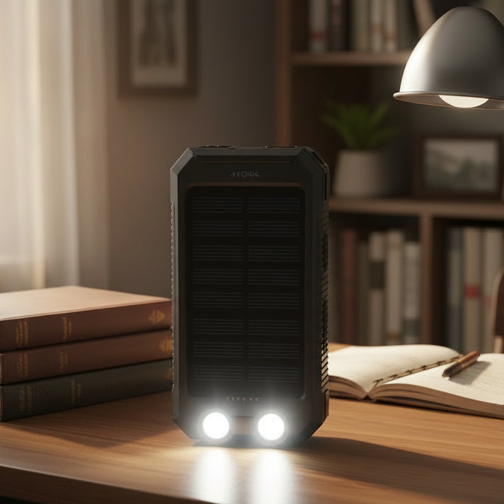 Power Bank til Udendørs Brug med Solenergi
