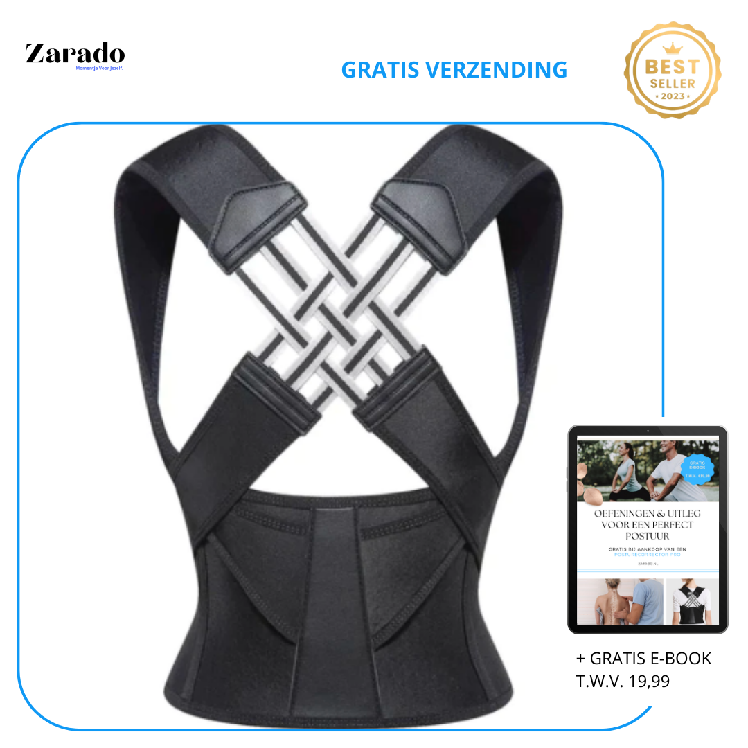 PostureCorrector Pro | Korrigerer din holdning og afslapning for ryggen-zarada.dk