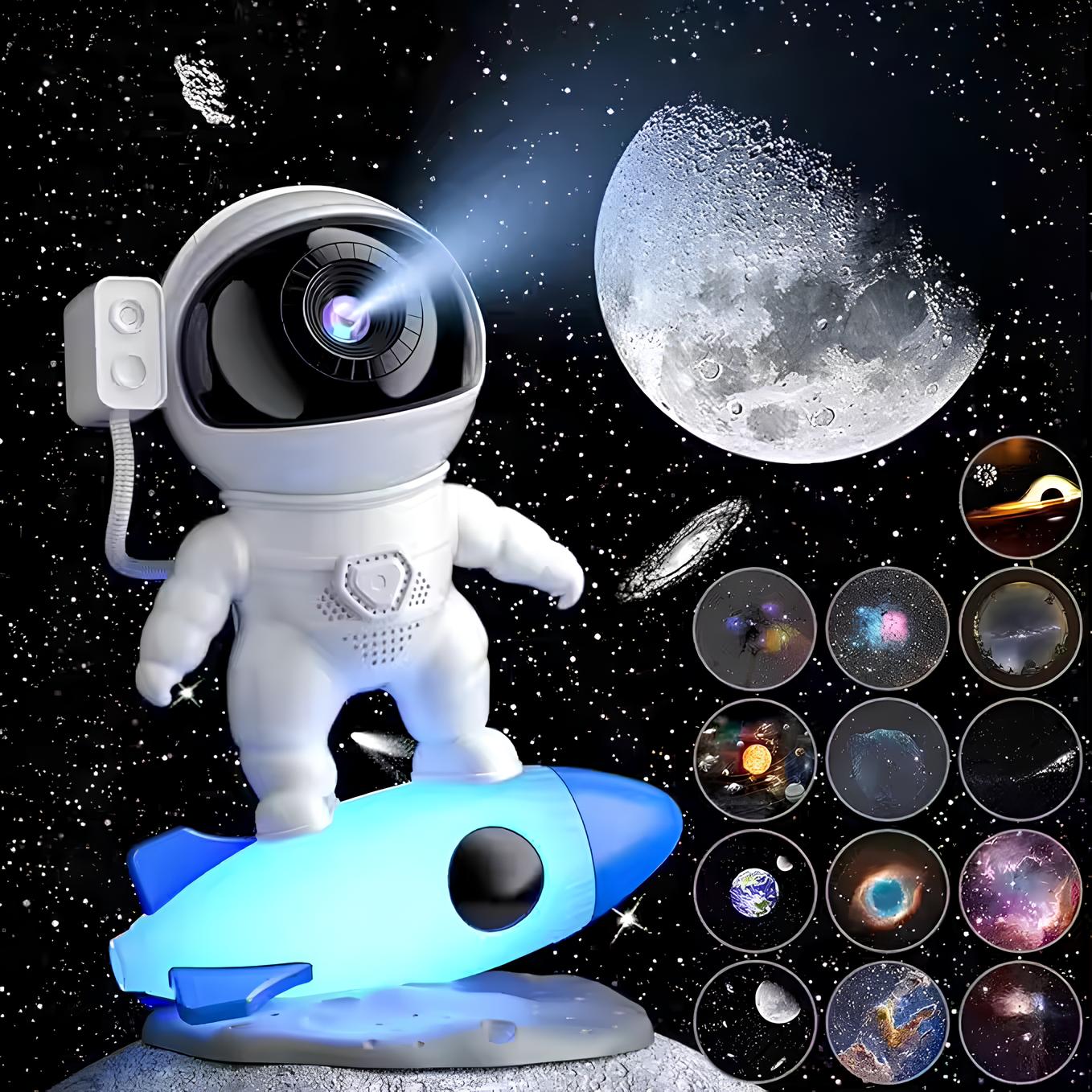 Projektlampe til Astronauter med Galaktisk Design