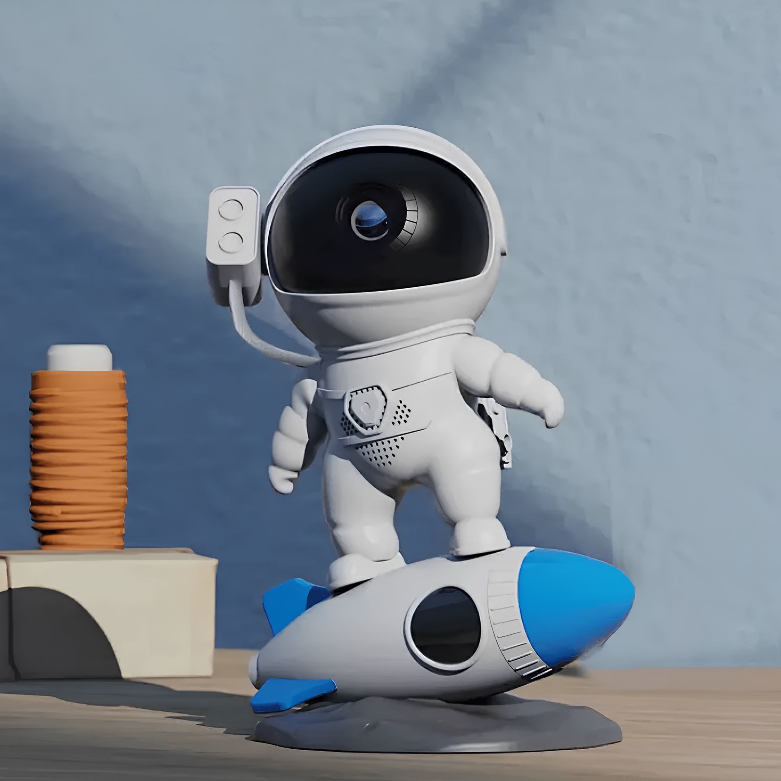 Projektlampe til Astronauter med Galaktisk Design