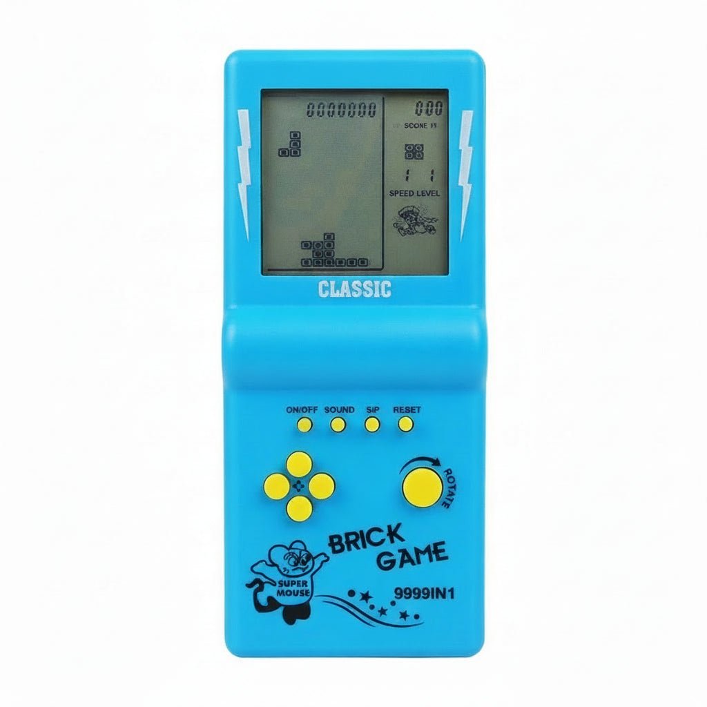 Retro Gaming Console Handheld Tetris Fun