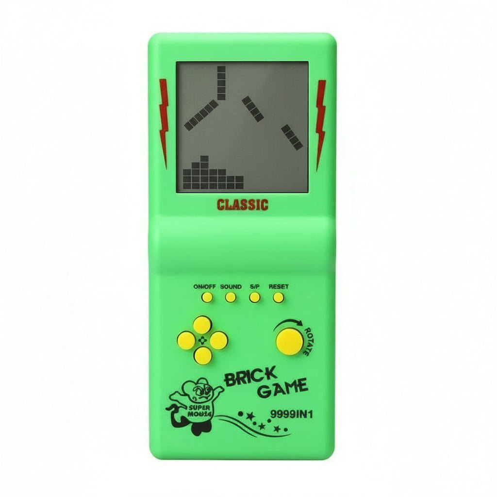 Retro Gaming Console Handheld Tetris Fun