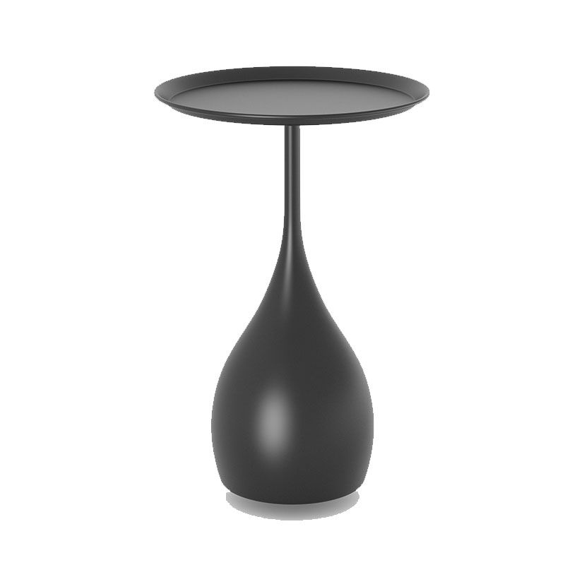Rundt Metalbord med Fod i Moderne Stil