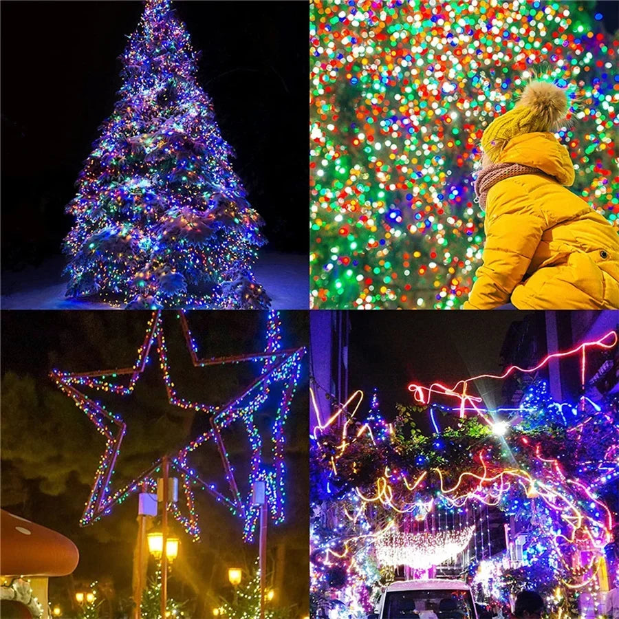 Waterproof LED Christmas Lights for Outdoor Use – Light String for Garden & Terrace