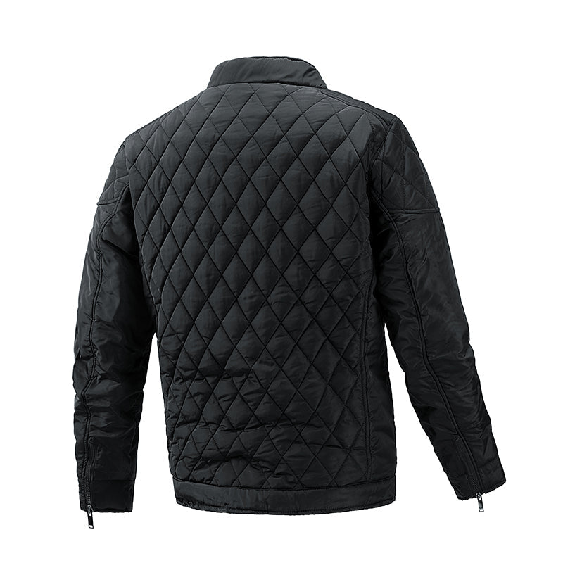 Emman Quiltet Jakke Navy Blå – Let og Elegant til Mænd