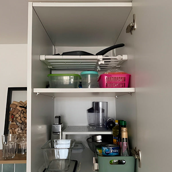 Luxura Udvidelige Opbevaringshylder | Pladsbesparende hylder med gratis levering-zarada.dk