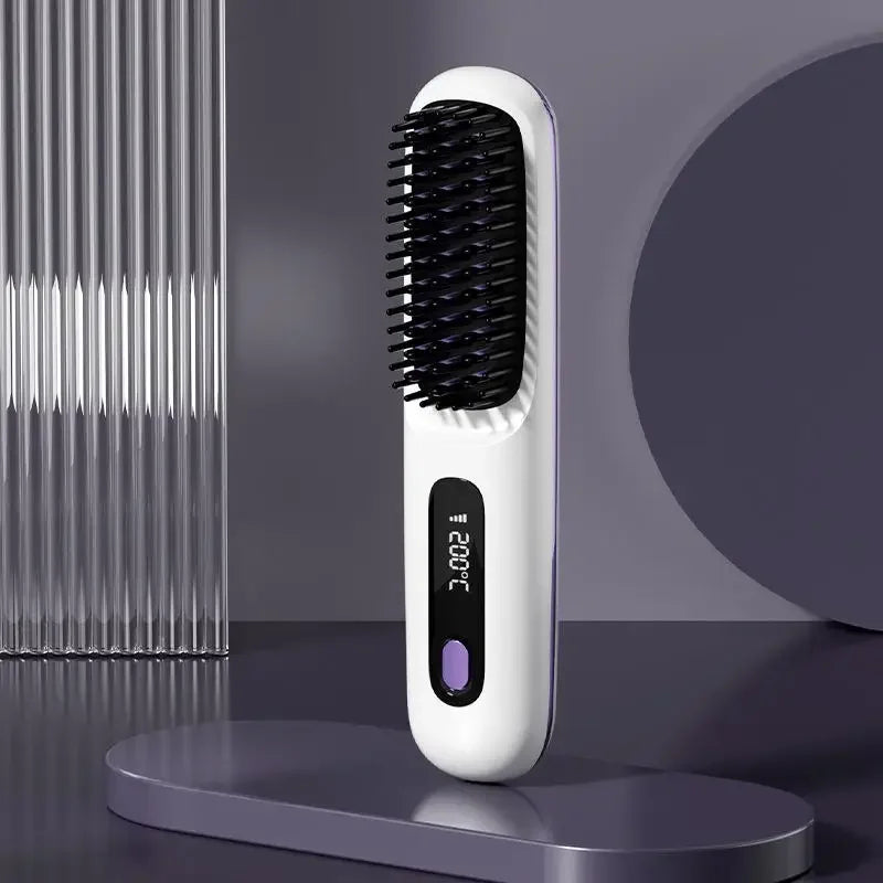 Glissara | Trådløse Hårstylere | USB Opladningsfunktion & LCD Skærm | Keramisk Teknologi & Ioner