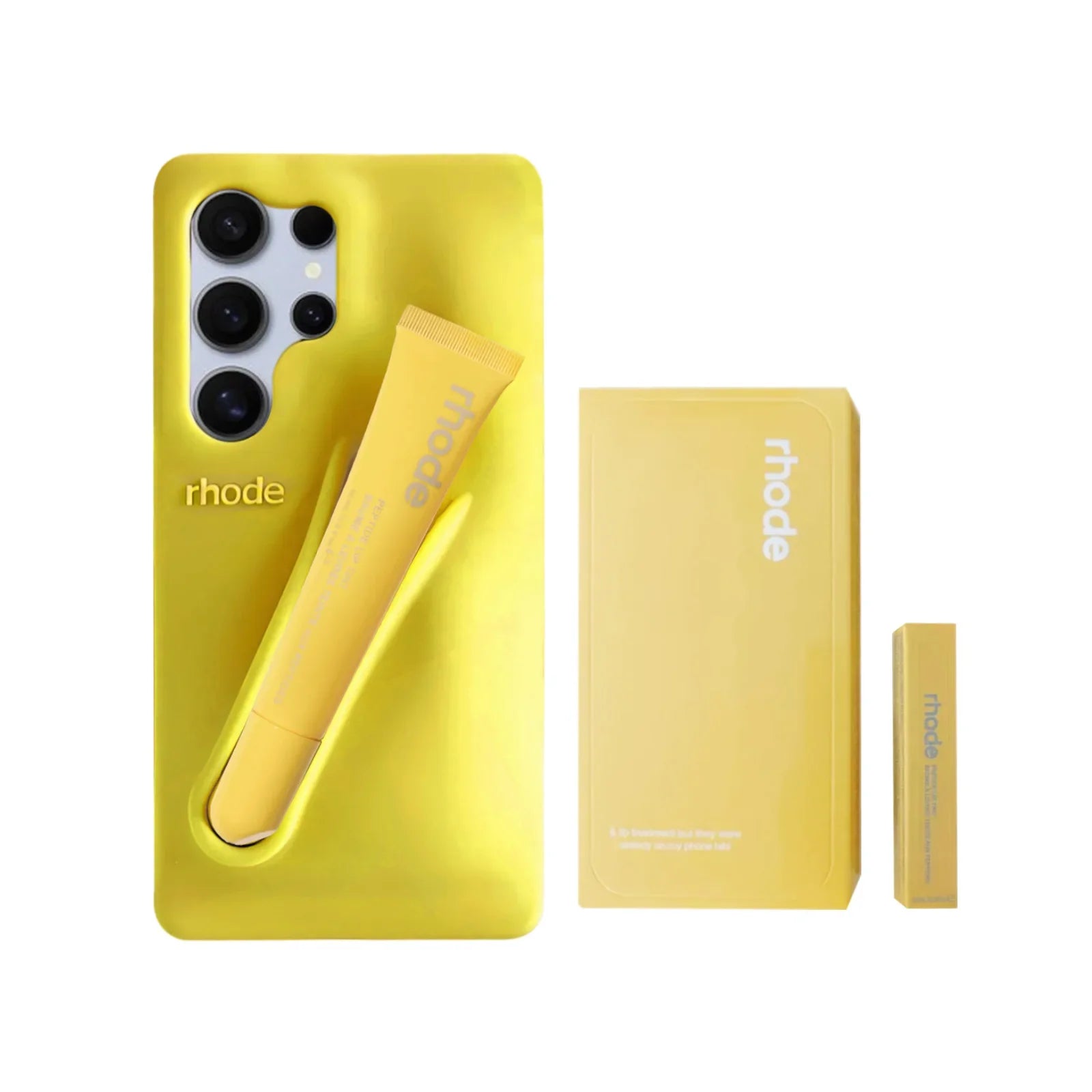 Samsung Galaxy S25, S24, S23 Ultra, A17, A35, A56, A26 Cover med Lipgloss Sæt