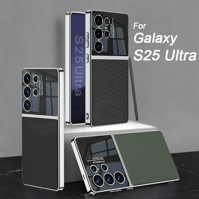 Samsung Galaxy S24 S25 Ultra Taske Luksuriøs Beskyttelse
