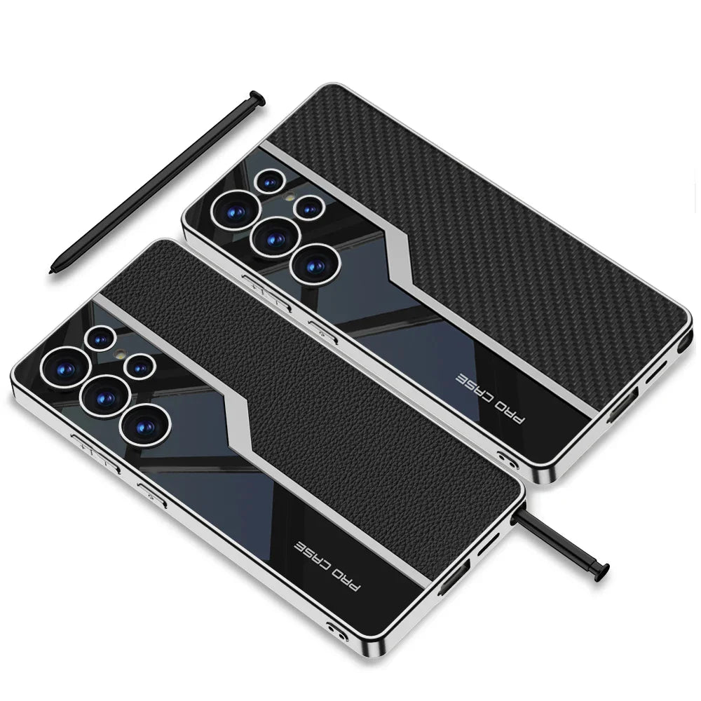 Samsung Galaxy S24 S25 Ultra Taske Luksuriøs Beskyttelse
