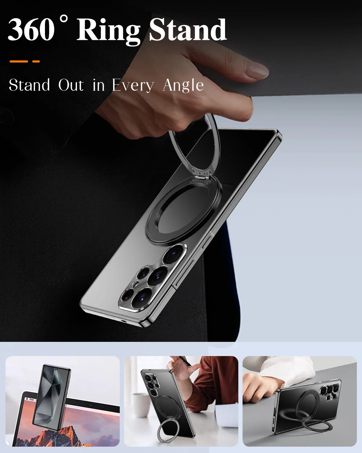 Samsung S25 Ultra 360° Drejebeslag Med Moderne Design