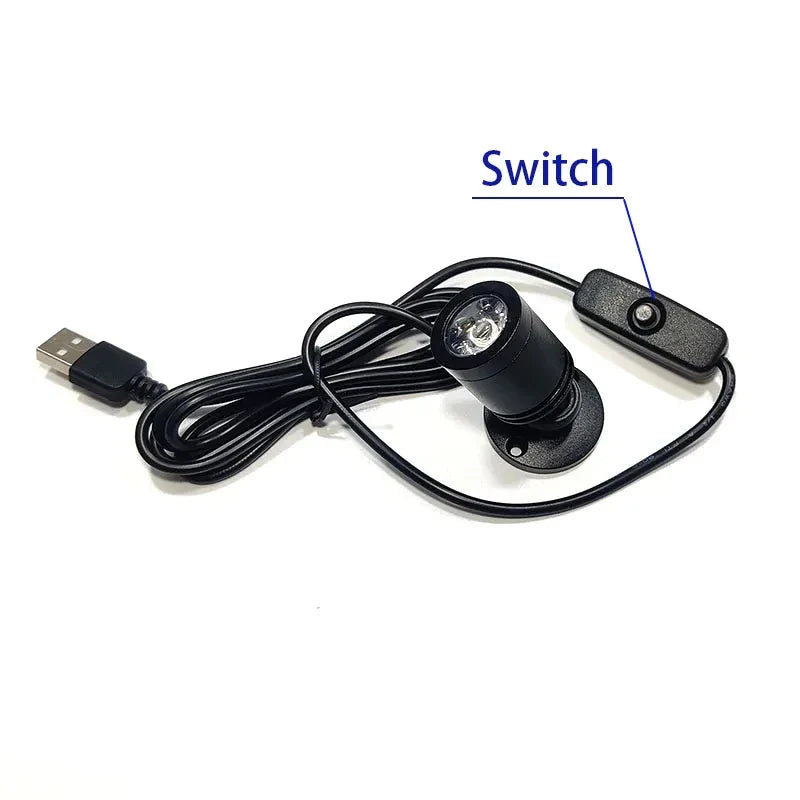 Mini LED Spot LuxoDot | 1W/3W | USB-Spotlys til Vitriner & Deko | Varm- & Koldhvid | Aluminiumhus