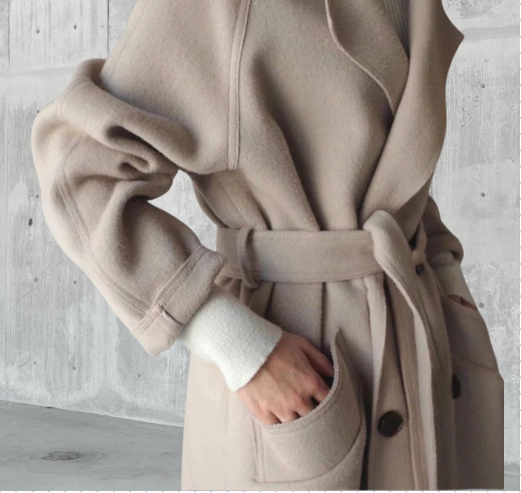 Isabelle Kvinders Lange Uldfrakke – Elegant & Komfortabel Tidless Vinterfrakke
