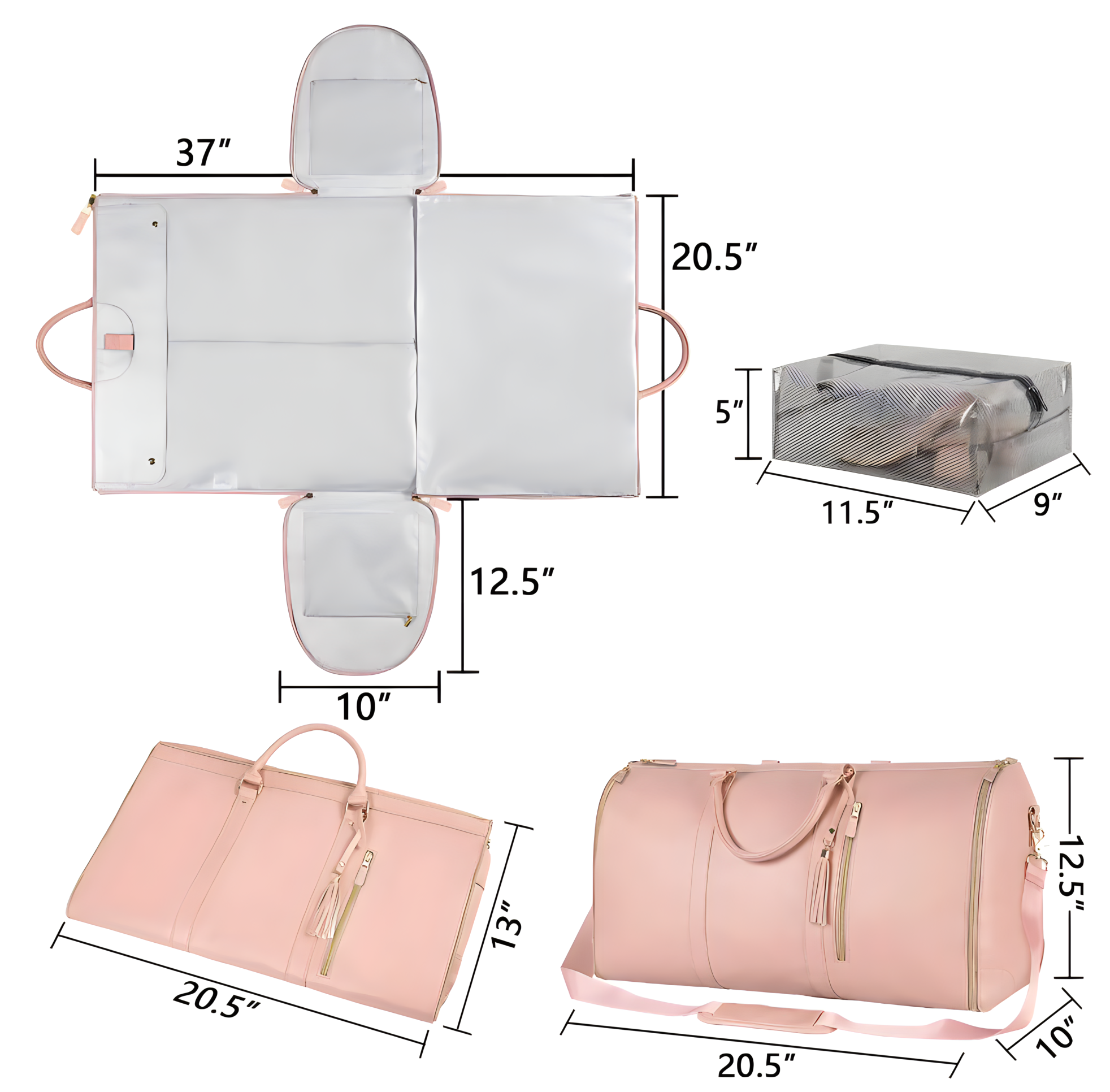 FlexCarry Sammenfoldelig Suitbag | Rejs smartere, pak bedre-zarada.dk