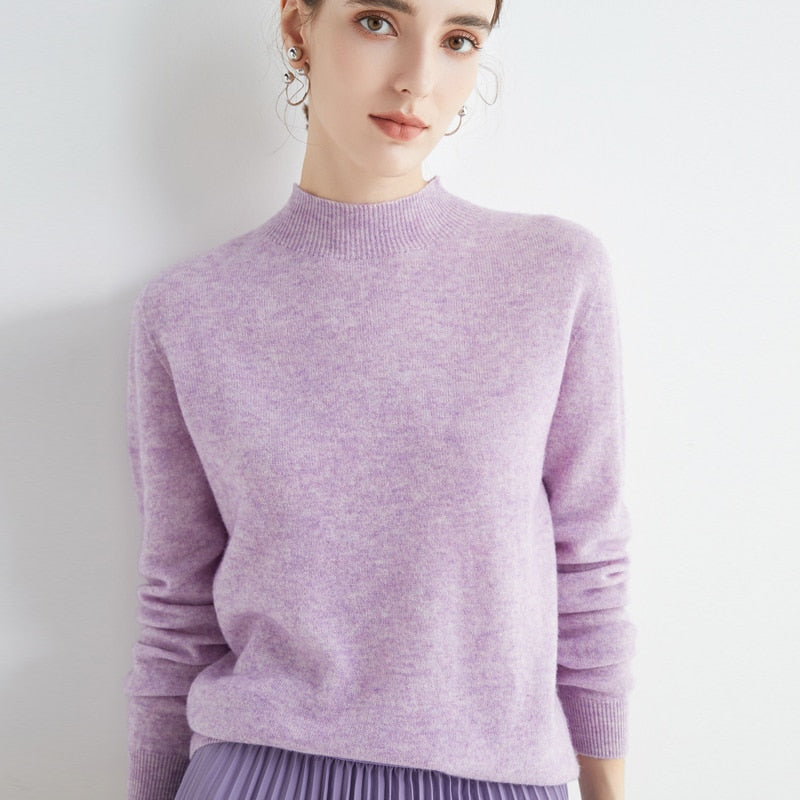 Cashmere SilkeTråd Sweater | Let premium pullover til kvinder, egnet til alle årstider