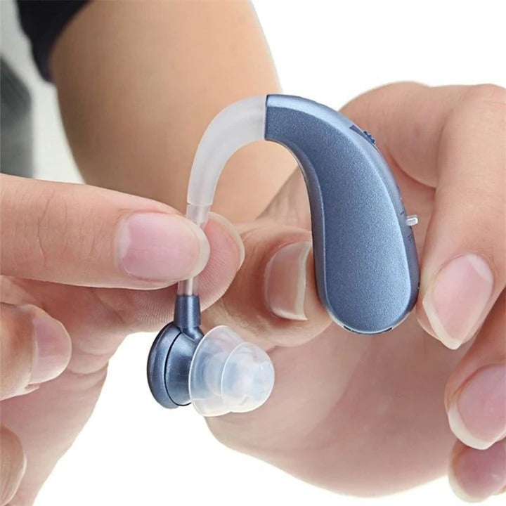Senior Høreapparat Bluetooth Headset Med Støjdæmpning