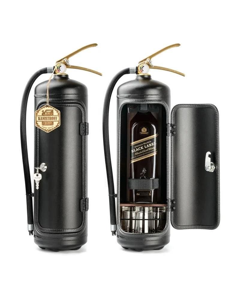Skjult Minibar i Ildslukkerdesign