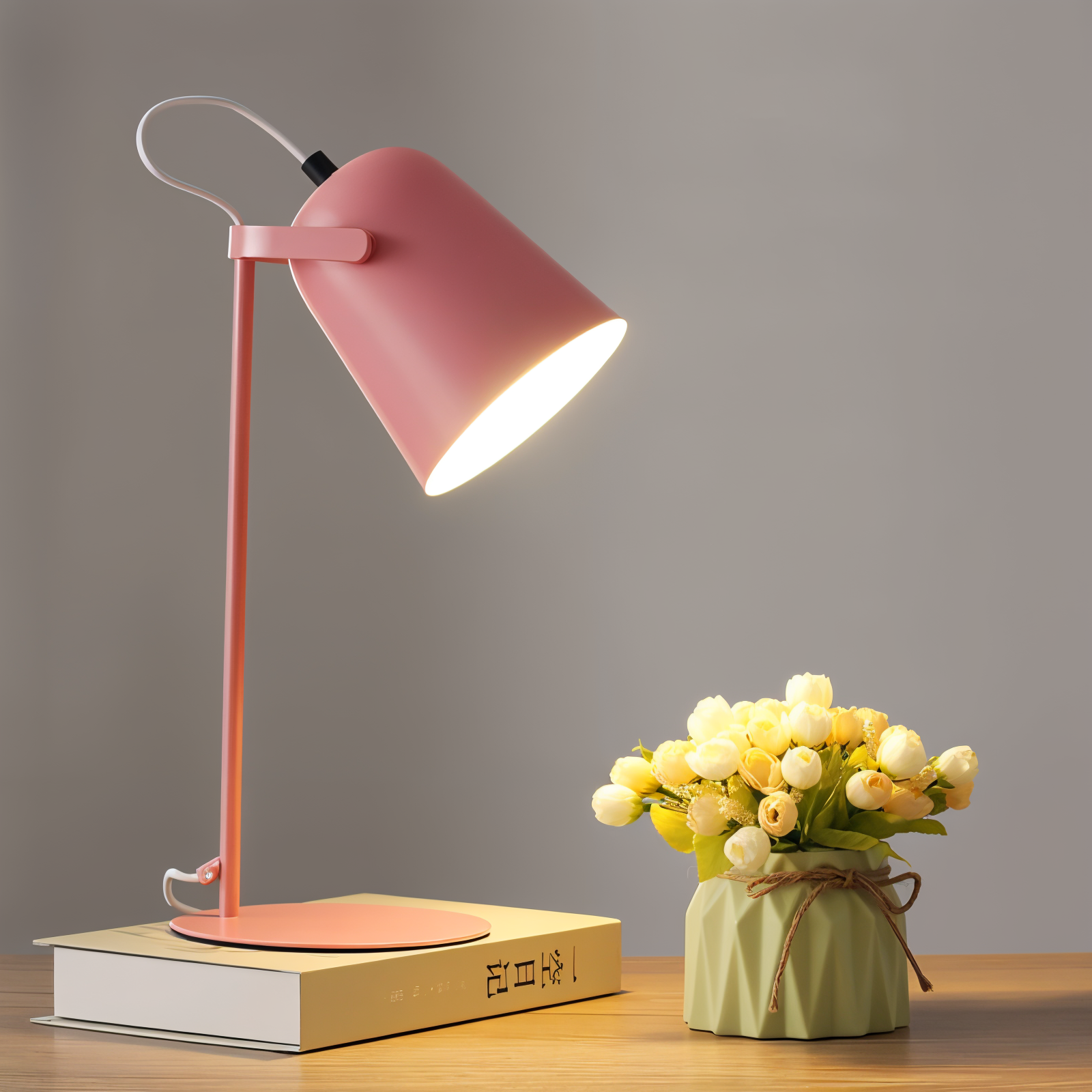 Skrivebordslampe i Pastel Design
