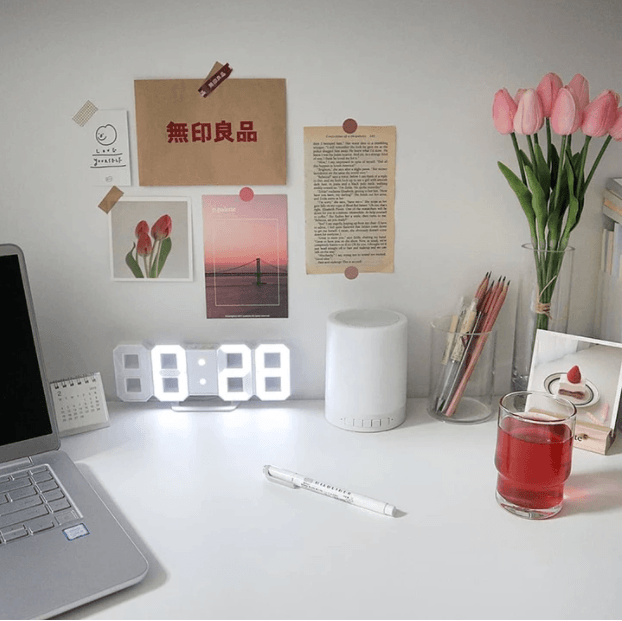 Smart 3D Digital Vækkeur med LED Display