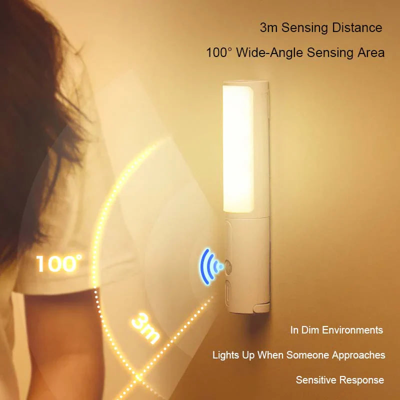 Smart LED Natlampe med Bevægelsessensor