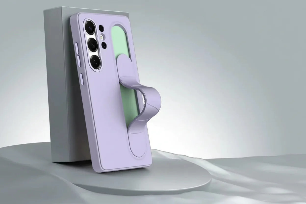 Smartphone Taske med Stativ til Samsung S25 S24 S23 Elegant Design