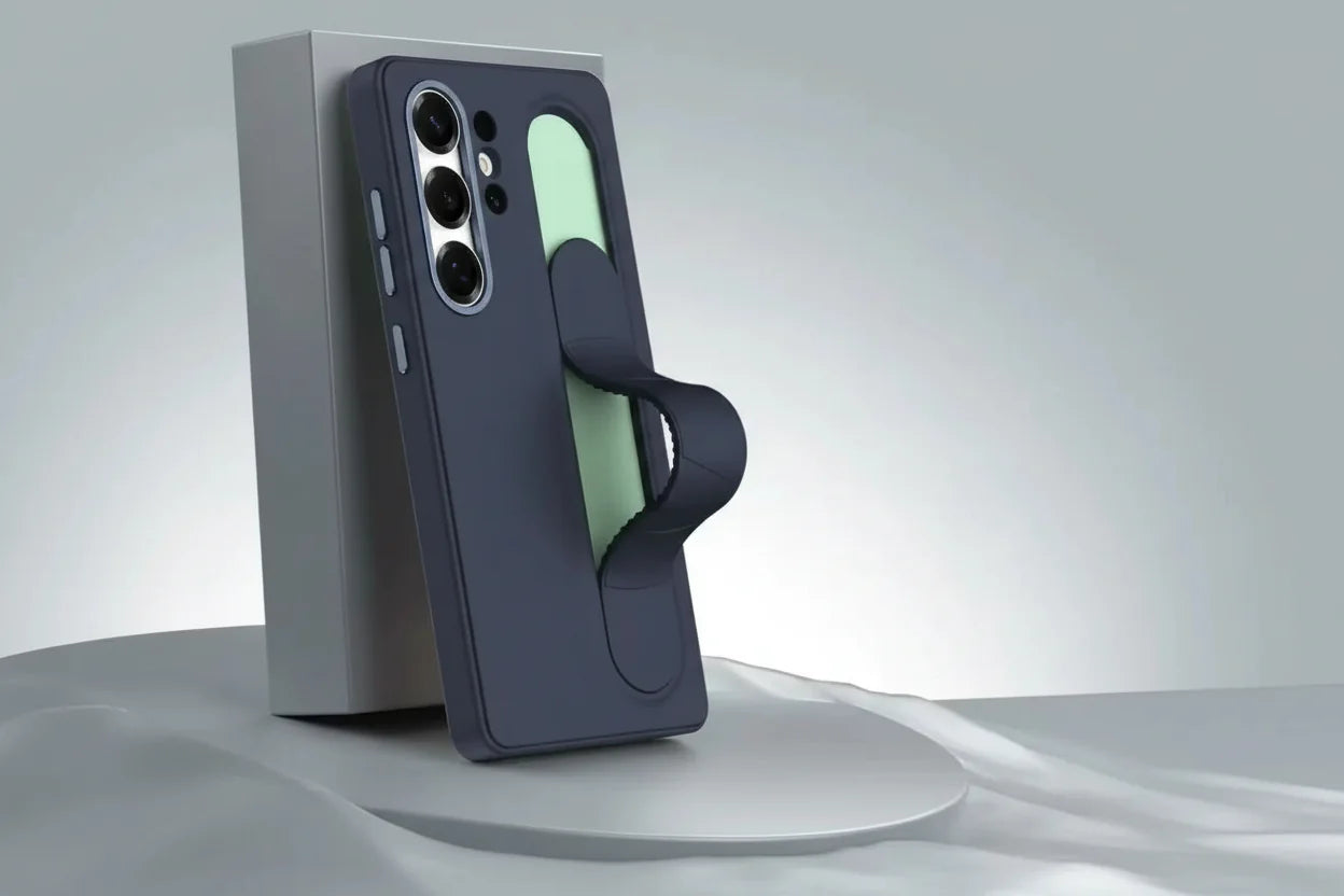 Smartphone Taske med Stativ til Samsung S25 S24 S23 Elegant Design