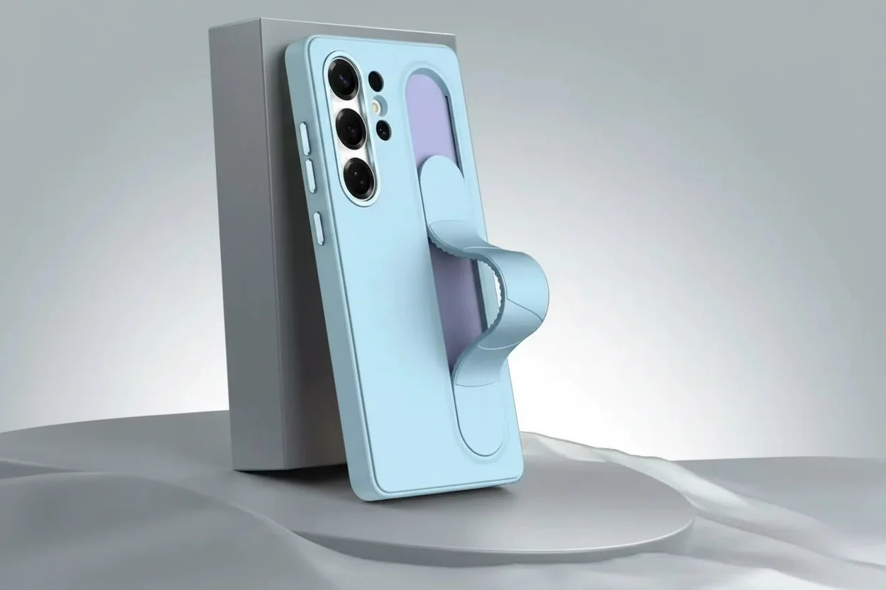 Smartphone Taske med Stativ til Samsung S25 S24 S23 Elegant Design
