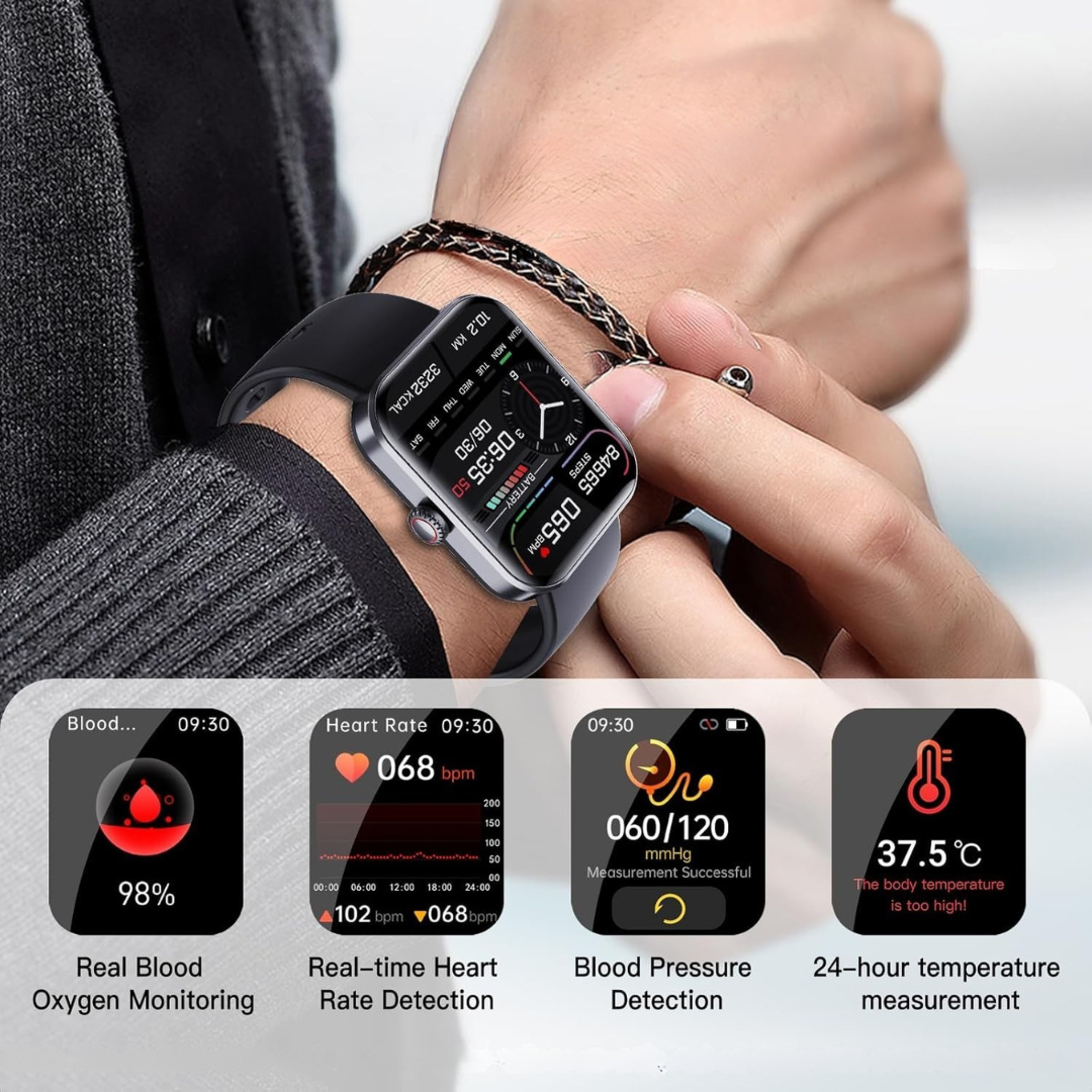 Smartwatch med avanceret sundhedsovervågning